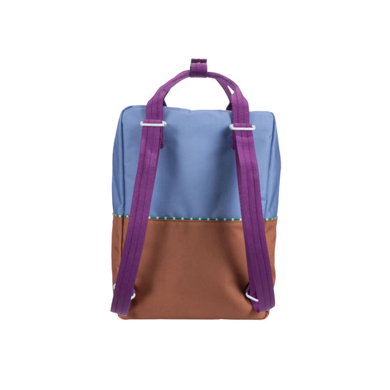 Sticky Lemon backpack large better together colourblocking badminton blue leather ball