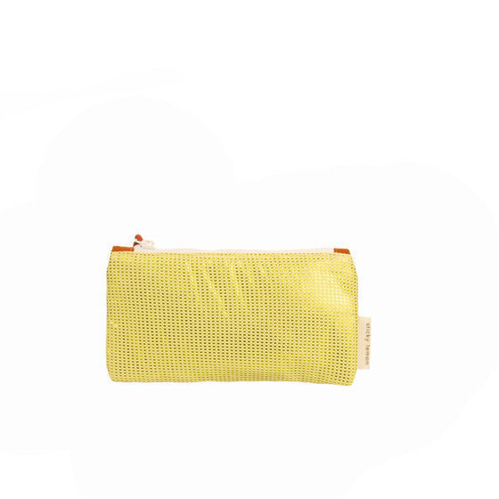 Sticky Lemon pencil case better together mesh yellow