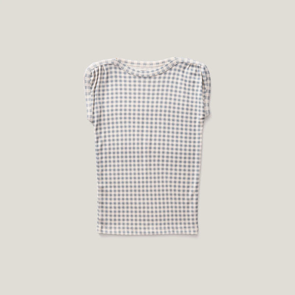 新品 Soor Ploom Sundae Tee Gingham 10y Sundae Tee - Gingham Print, Azul – The Little Wooden Peg