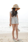 Sundae Tee Gingham Print Azul