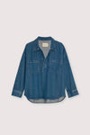 TNS Tencel Woman Shirt Blue Denim