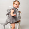 Hank Shark Suit - Silver Grey