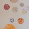 Wallsticker Solar system - Multi