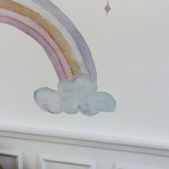 Wallsticker Fairy rainbow