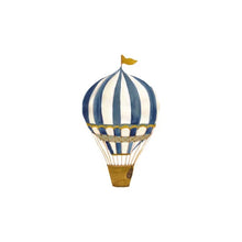  Wallsticker Retro air balloon small blue