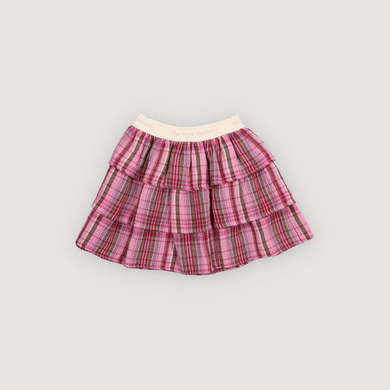 The New Society Adriana Skirt Dream Lush Check