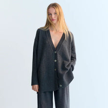  The New Society Agatha Woman Cardigan Mid Grey