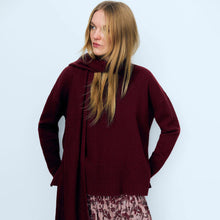 The New Society Agatha Woman Jumper Plum Fantasy