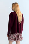 The New Society Agatha Woman Jumper Plum Fantasy
