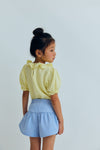 The New Society Campanilla Blouse Soft Lemon