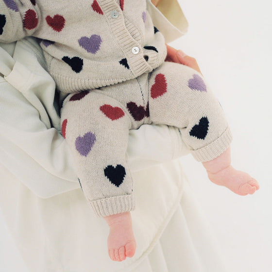 The New Society Cora Baby Pant Hearts