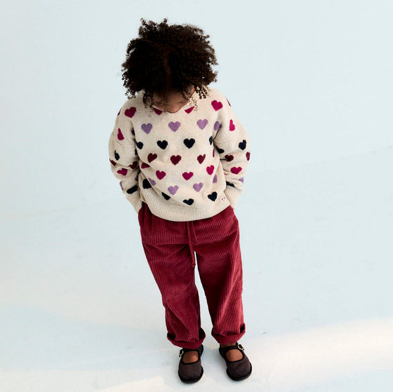 The New Society Cora Jumper Hearts