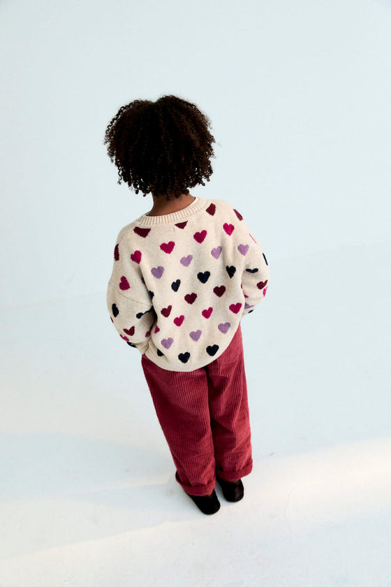 The New Society Cora Jumper Hearts