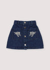 The New Society Danubio Skirt Denim Fusion