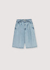 The New Society Denim Woman Bermuda Bleach Denim