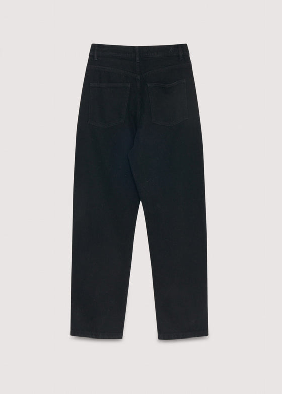 The New Society Denim Woman Regular Pant Black