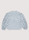 The New Society Eleni Woman Blouse Hyacinth Print