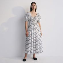  The New Society Eleni Woman Dress Hyacinth Print