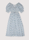 The New Society Eleni Woman Dress Hyacinth Print