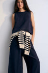 The New Society Hera Woman Palazzo Pant Navy