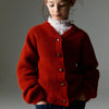 The New Society Kensington Cardigan Ruby Dusk