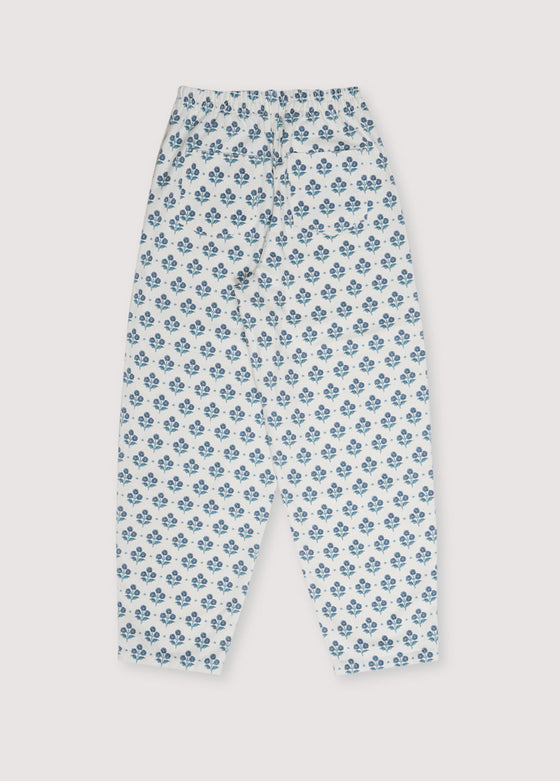 The New Society Leros Woman Pant Hyacinth Print