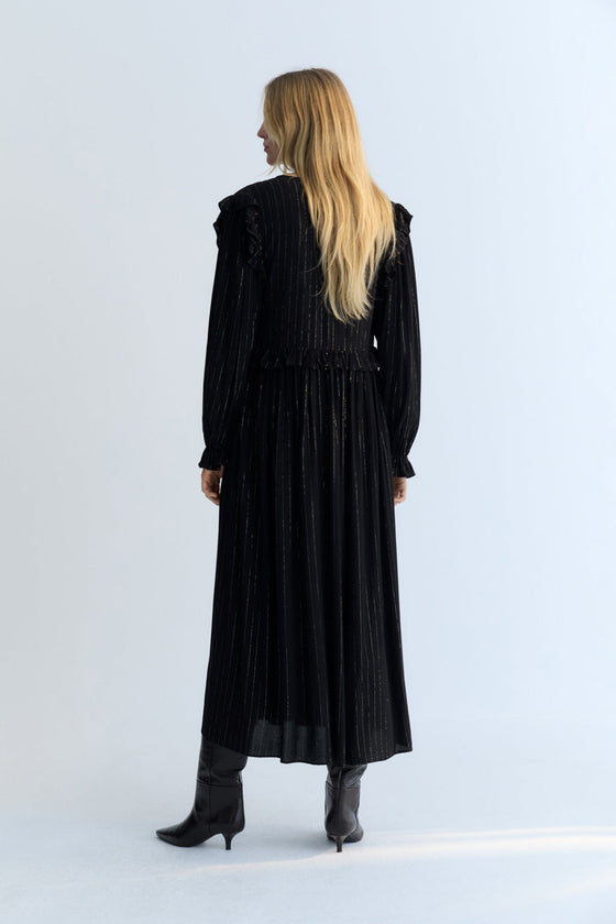 The New Society Lua Woman Dress Eclipse Noir