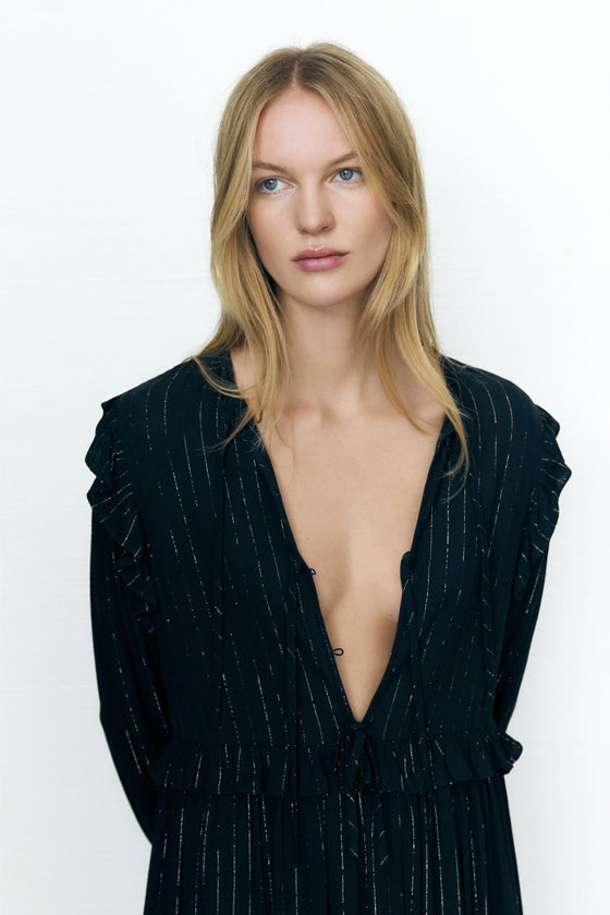 The New Society Lua Woman Dress Eclipse Noir