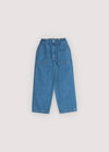 The New Society Meganisi Pant Mid Blue Denim