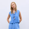 The New Society Melissa Woman Blouse Vista Blue