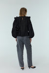 The New Society Montmartre Woman Blouse Deep Graphite