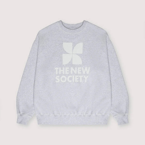 The New Society Mykonos Woman Sweatshirt White