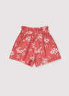 The New Society Nauplia Woman Short Chili Beach Flowers