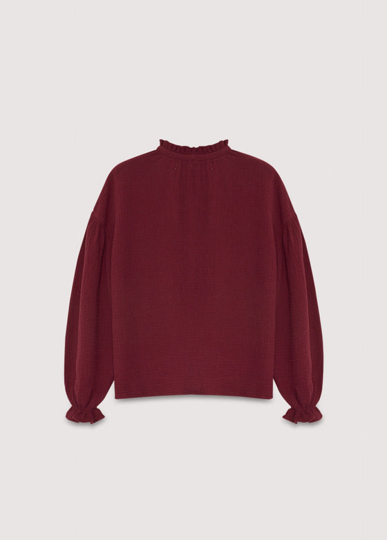 The New Society Olivia Woman Blouse Plum Fantasy