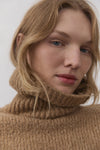 The New Society Ottawa Woman Jumper Suede Camel