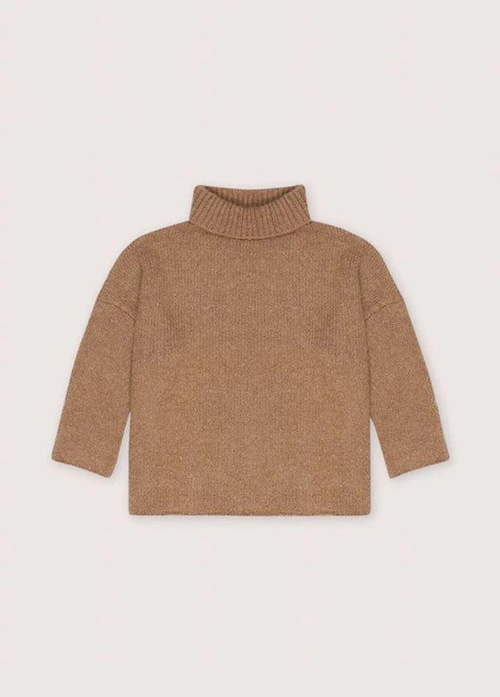 The New Society Ottawa Woman Jumper Suede Camel