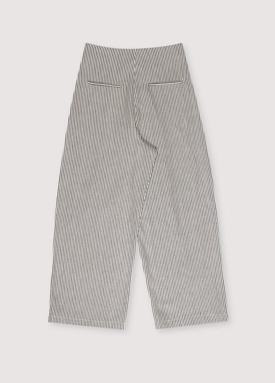 The New Society Pergamo Woman Pant Navy Stripe