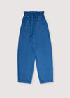 The New Society Piero Woman Pant Blue Denim