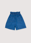 The New Society Piero Woman Short Blue Denim