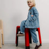 Ridge Denim Trouser - Mid Blue Denim