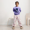 Smiley Denim Trouser - Smiley Print