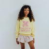 The New Society TNS Logo Sweatshirt Soft Lemon