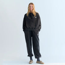  The New Society TNS Logo Woman Jogging Washed Grey