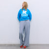 The New Society TNS Logo Woman Sweatshirt Pool Blue