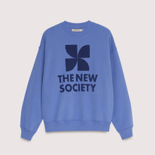  The New Society TNS Logo Woman Sweatshirt Starlight Blue