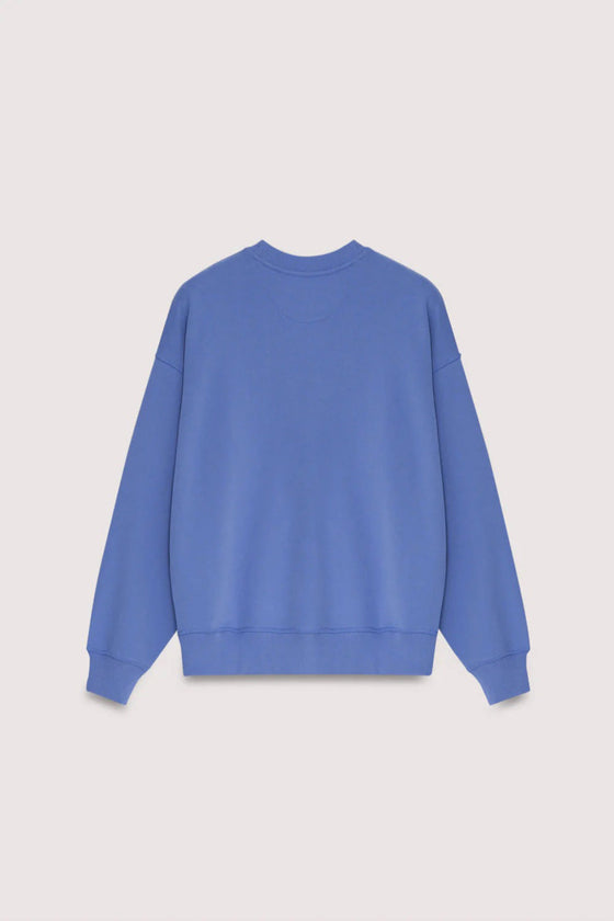 The New Society TNS Logo Woman Sweatshirt Starlight Blue