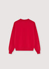 The New Society TNS Logo Woman Sweatshirt Tulip Red