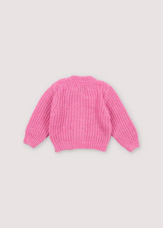 The New Society Tampere Baby Cardigan Blush Pink