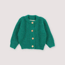  The New Society Tampere Baby Cardigan Retro Green