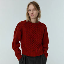  The New Society Tibet Woman Jumper Ruby Dusk